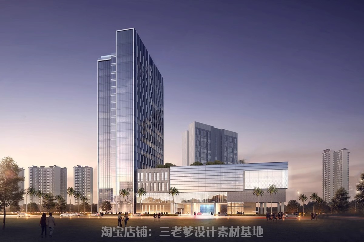 图片[14]-酒店旅馆建筑设计PPT文本SU建筑CAD配套优秀作品参考案例草图大师-大怪兽分享