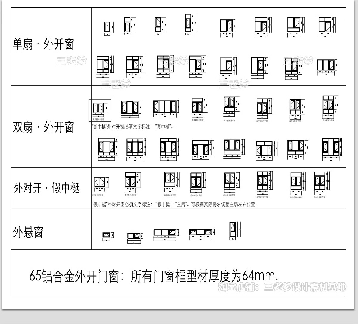 图片[14]-家装门CAD施工图 室内动态门窗边框玻璃自动门平面立面窗户图库-大怪兽分享