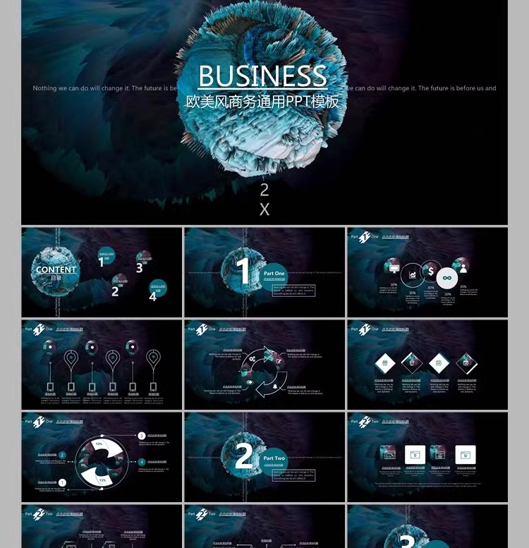 图片[14]-欧美极简高级感PPT模板公司宣传册杂志商务年终总结汇报报告会议-大怪兽分享