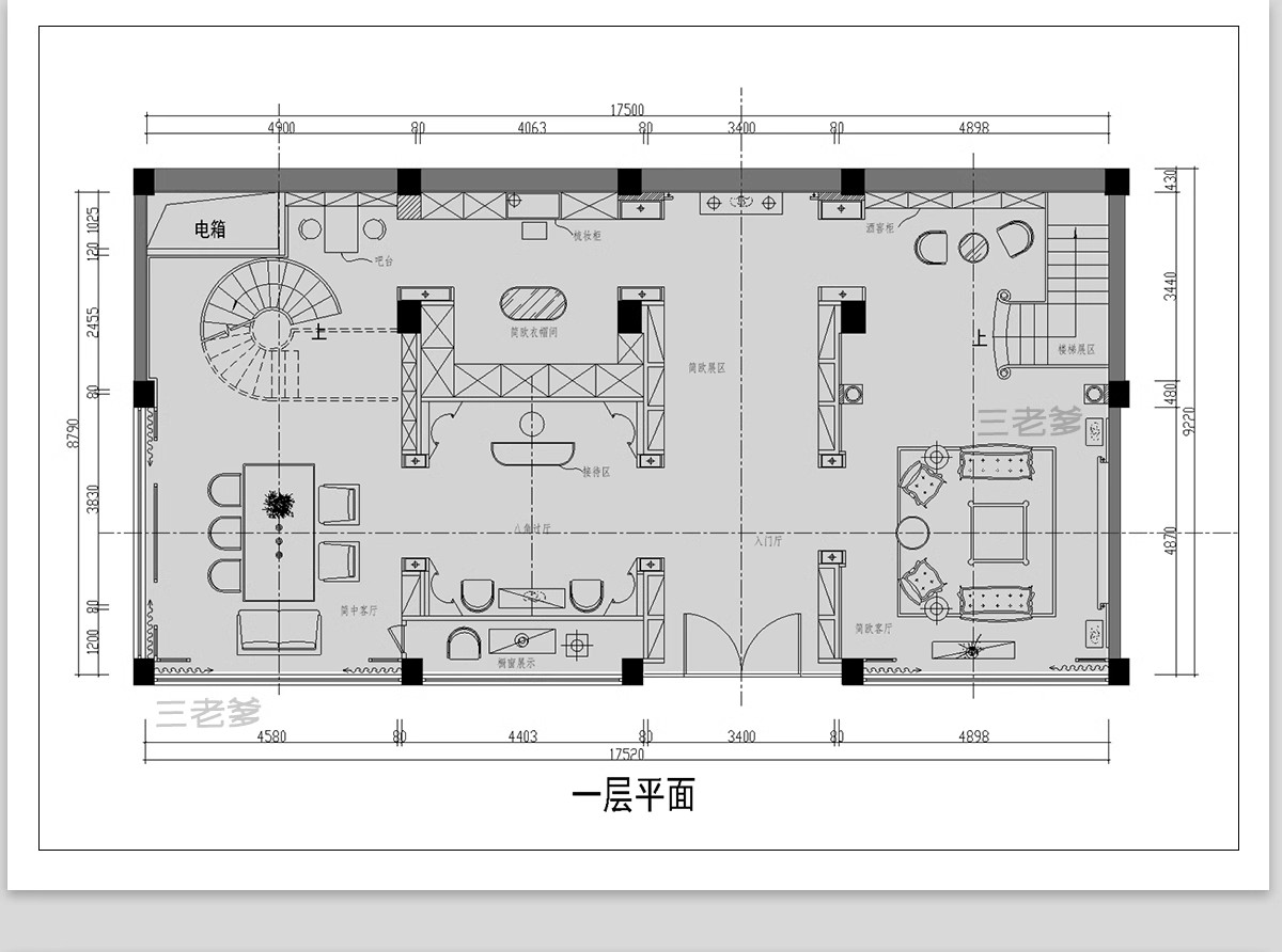 图片[14]-文化展厅CAD平面布置图 室内展馆企业科技历史展览馆方案布局设计-大怪兽分享