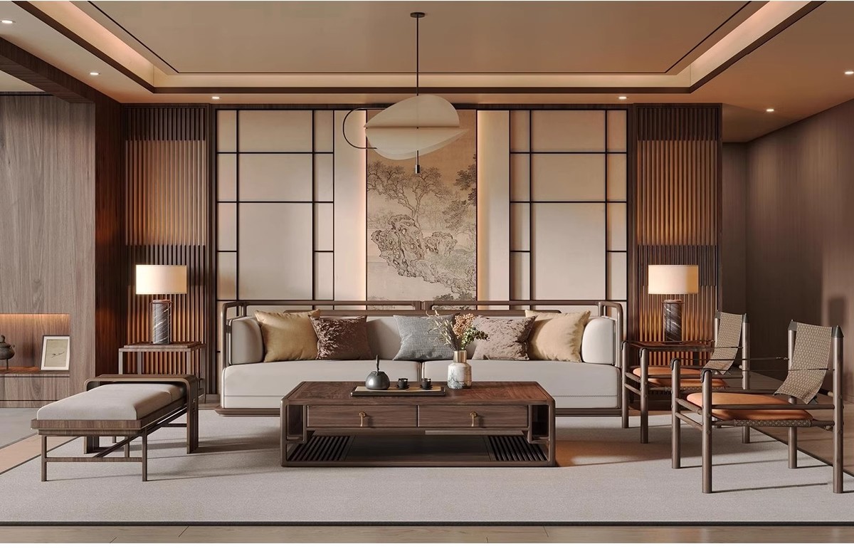 图片[14]-新中式风格SU模型室内家装客厅沙发家具餐桌椅卧室床草图大师素材-大怪兽分享