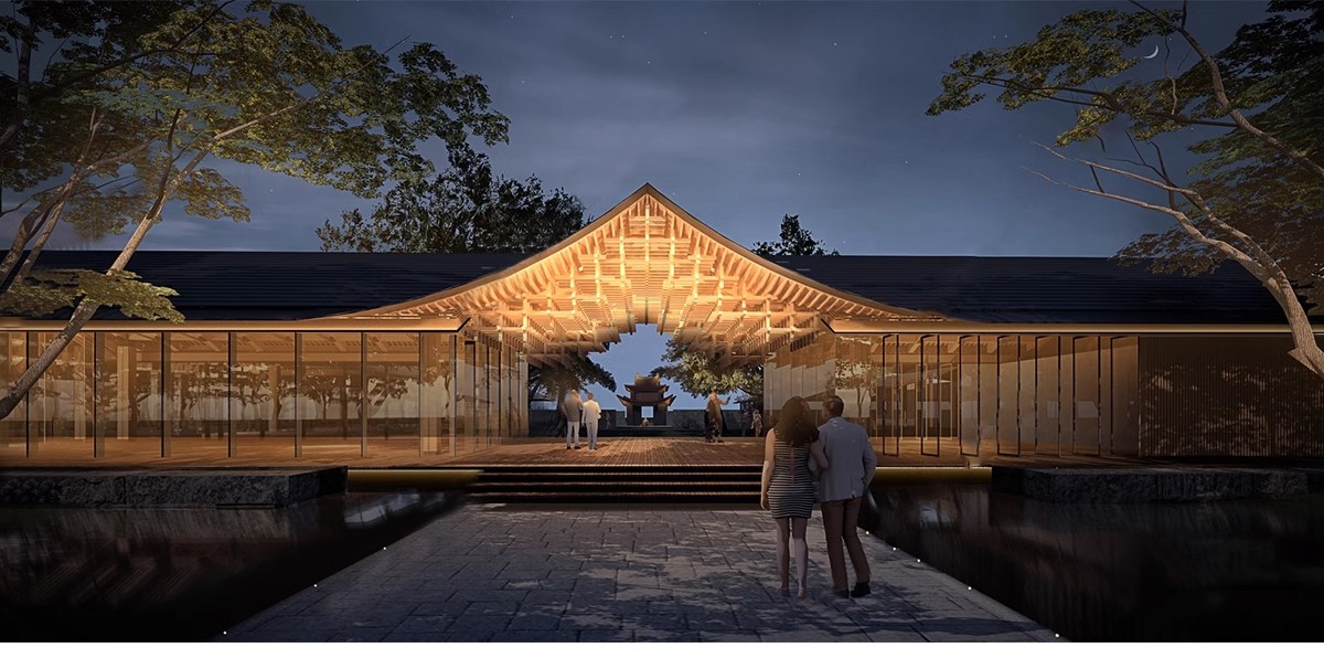 图片[14]-坡屋顶建筑SU模型公建文化展览馆服务中心新中式折线建筑草图大师-大怪兽分享