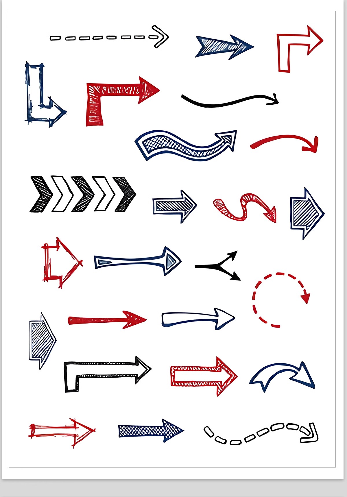 图片[13]-分析图常用箭头线条PSD源文件竞赛风格建筑景观设计PS文件素材库-大怪兽分享