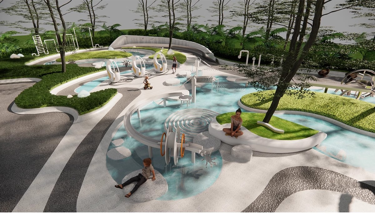 图片[14]-儿童乐园SU模型 游乐场活动区户外拓展训练设施CAD施工图草图大师-大怪兽分享