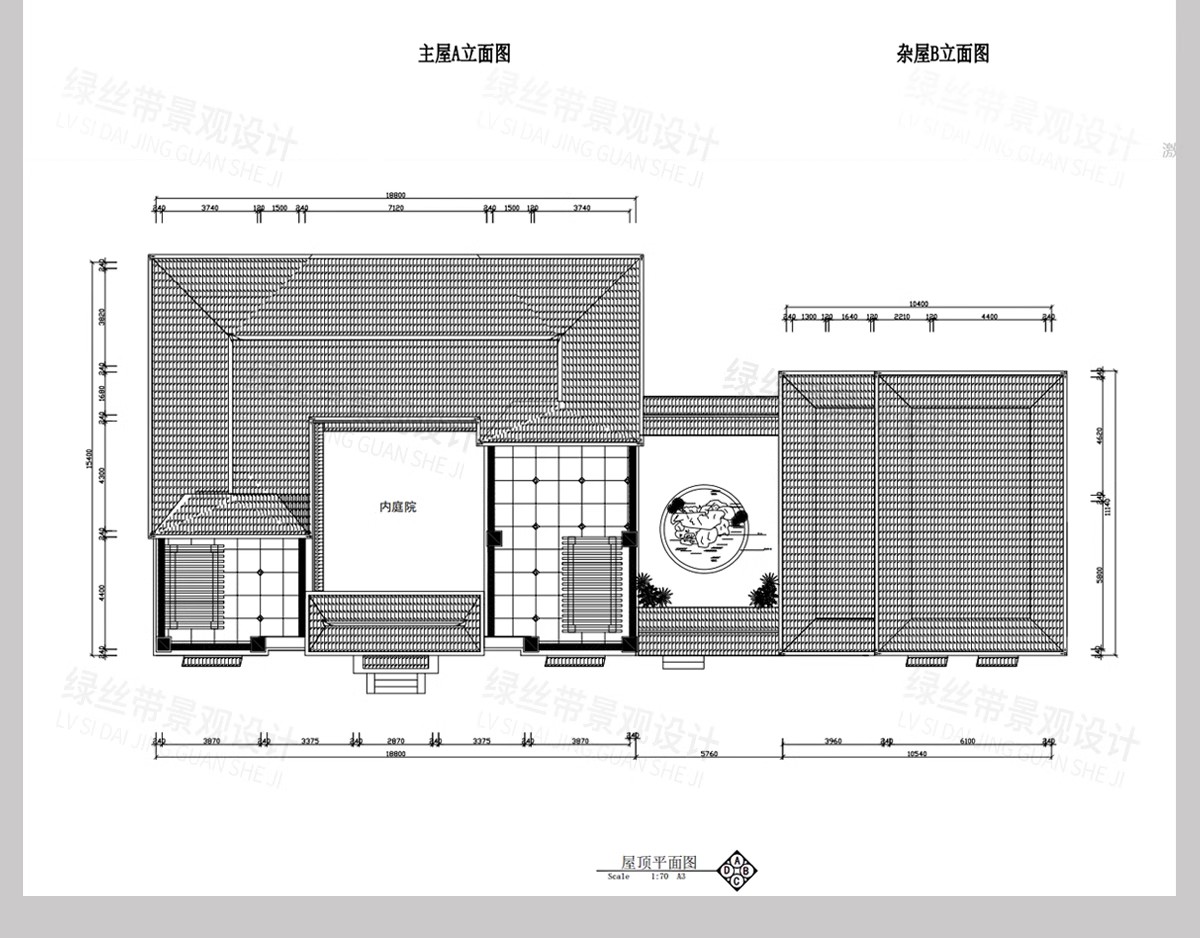 图片[13]-新 中式四合院建筑民宿豪宅别墅乡村自建房院子效果图CAD施工图纸-大怪兽分享