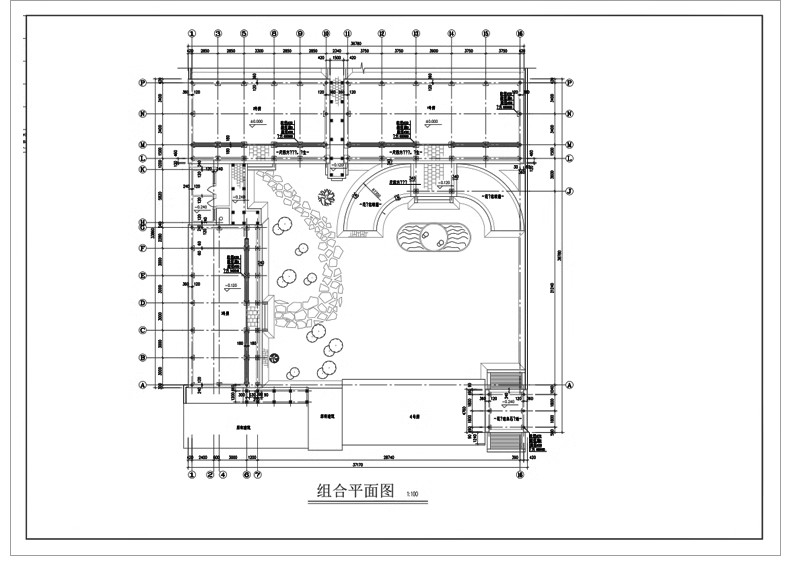 图片[12]-80套，四合院CAD施工图 建筑方案平面布置图纸中式仿古农村自建房素材-大怪兽分享