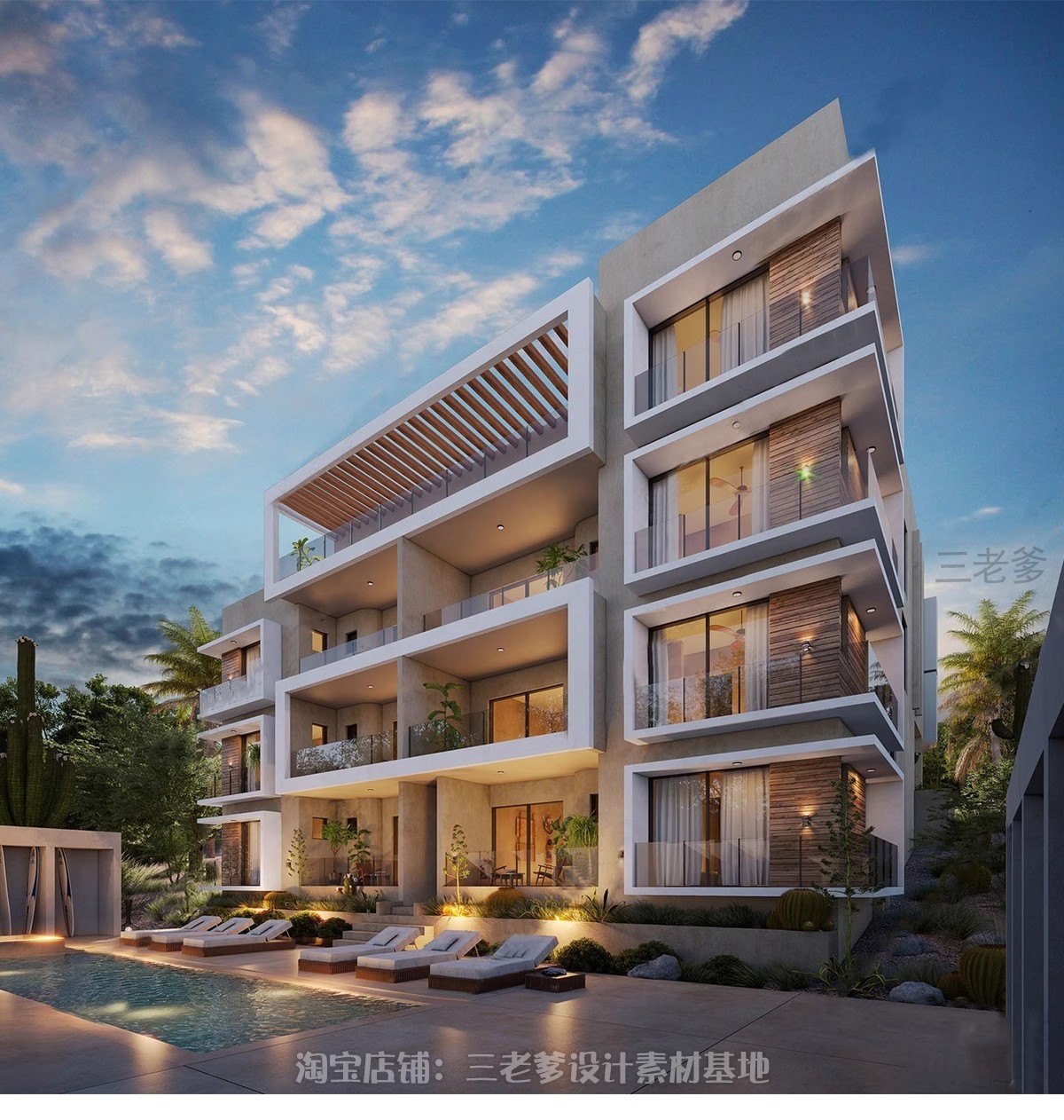 图片[15]-酒店旅馆建筑设计PPT文本SU建筑CAD配套优秀作品参考案例草图大师-大怪兽分享