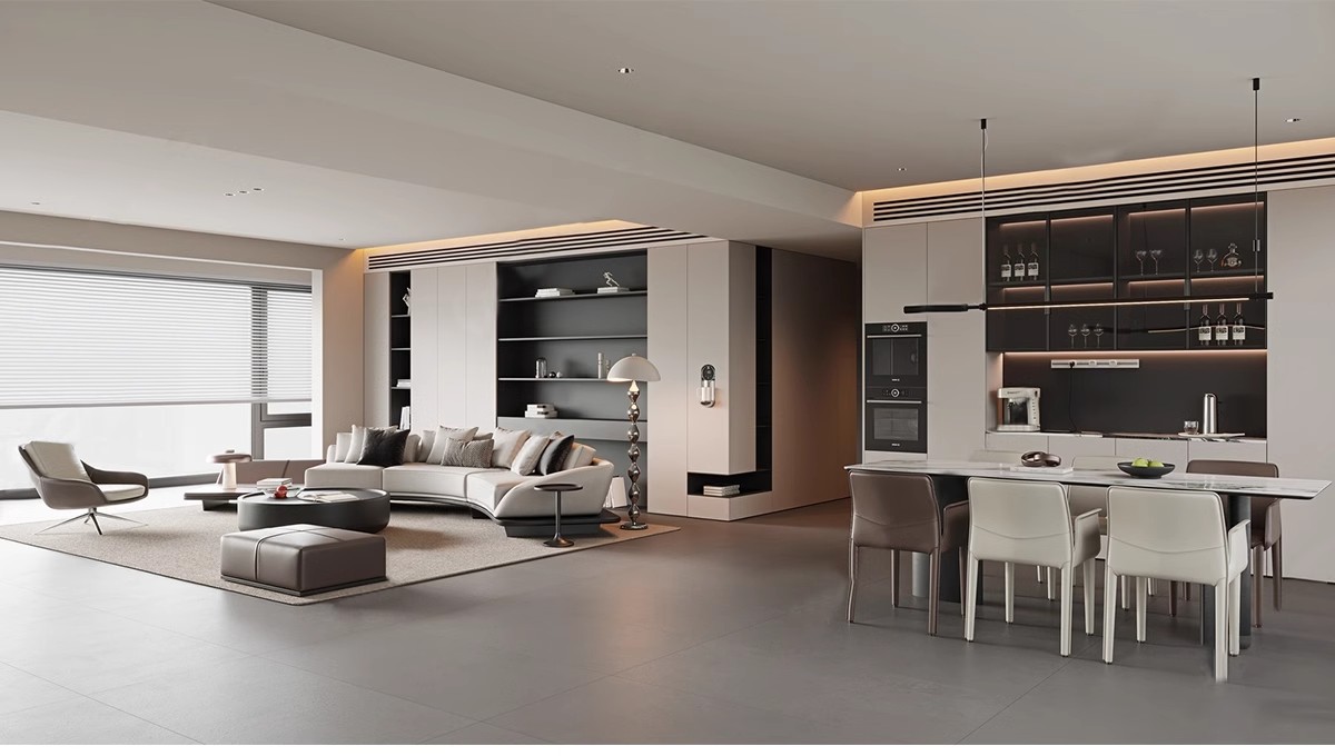 图片[15]-现代简约轻奢风格草图大师模型室内设计家装家具客厅卧室SU素材库-大怪兽分享