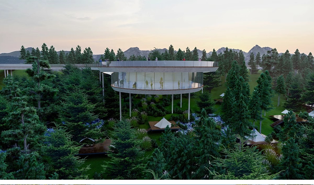 图片[15]-民宿度假村旅游景区公园观鸟瞭望台眺望塔观景平台草图大师SU模型-大怪兽分享