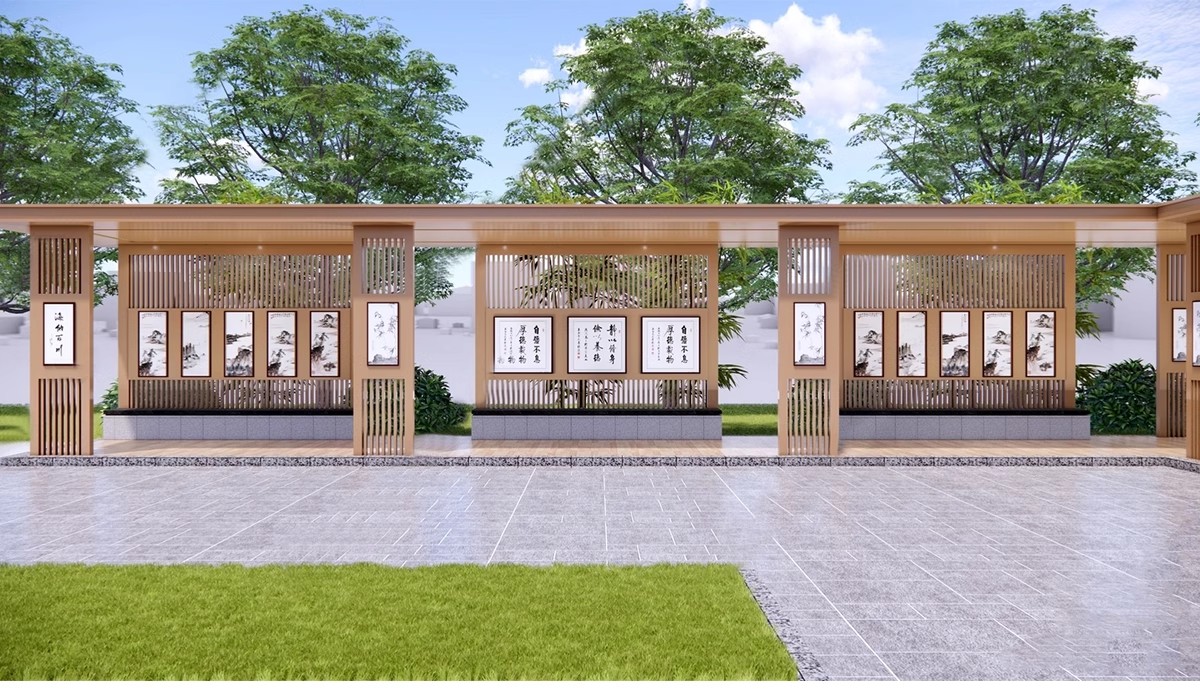 图片[15]-庭院防腐 木 花架休闲葡萄架长廊公园户外景观廊架su模型草图大师-大怪兽分享