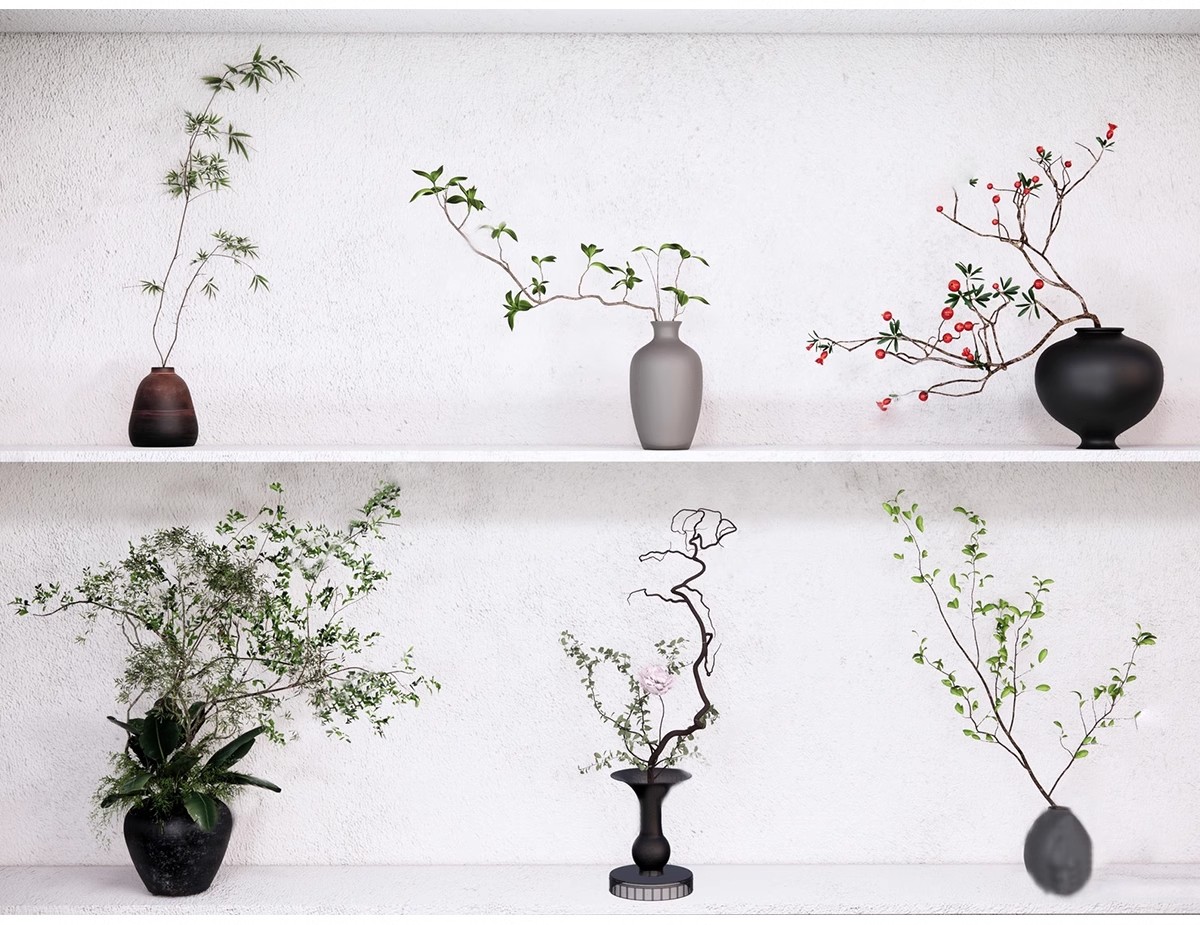 图片[15]-1750套，绿植植物花盆盆栽盆景松树单体草图大师SU模型室内花卉花草素材库-大怪兽分享