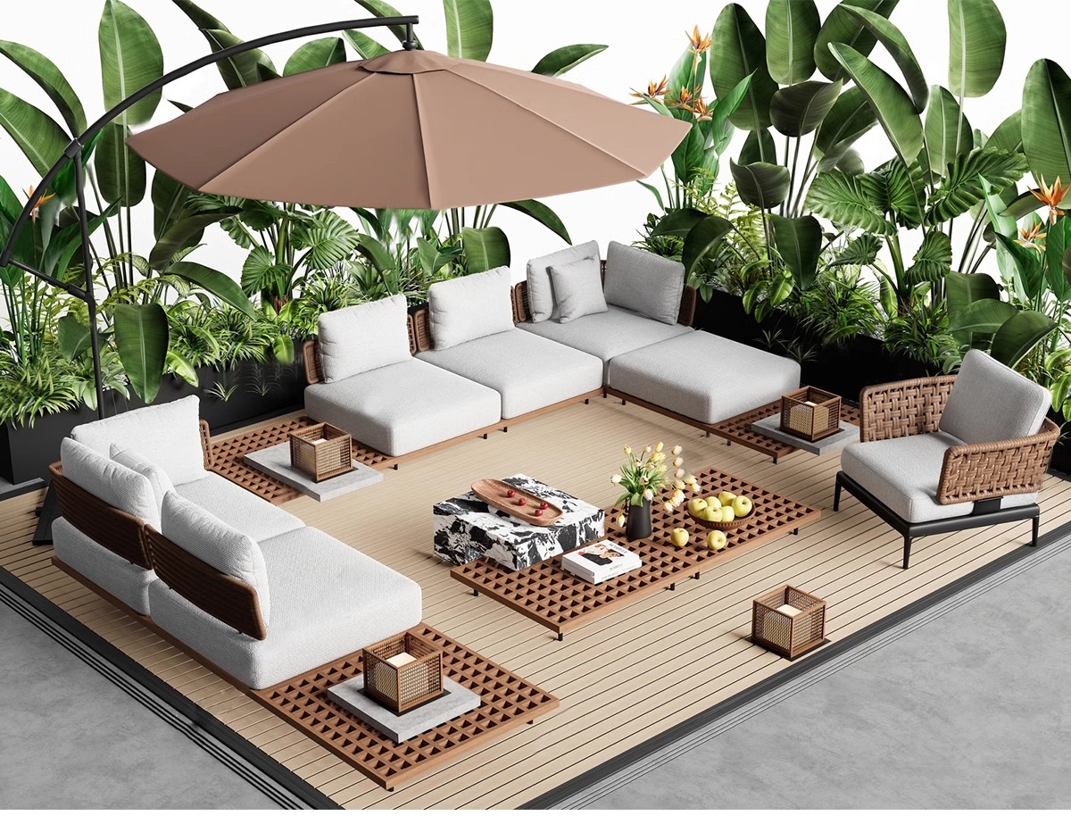 图片[15]-室外桌椅SU模型太阳伞户外咖啡厅休闲吧高脚凳躺椅沙发草图大师-大怪兽分享