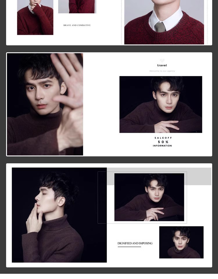 图片[13]-时尚潮流男士高端写真相册影楼排版帅哥照片摄影PSD模板素材-大怪兽分享