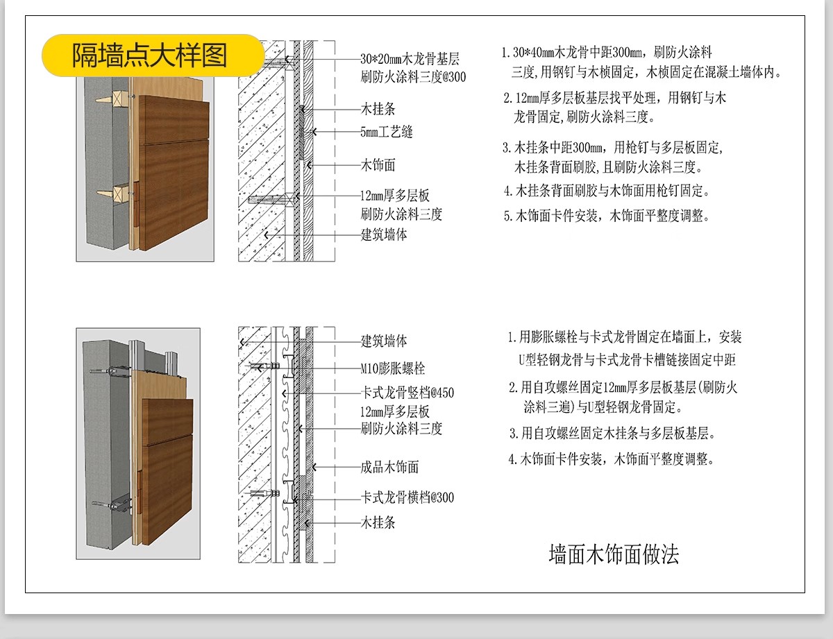 图片[15]-CAD节点大样图立面图库家装工装室内设计工艺深化详图CAD施工图-大怪兽分享