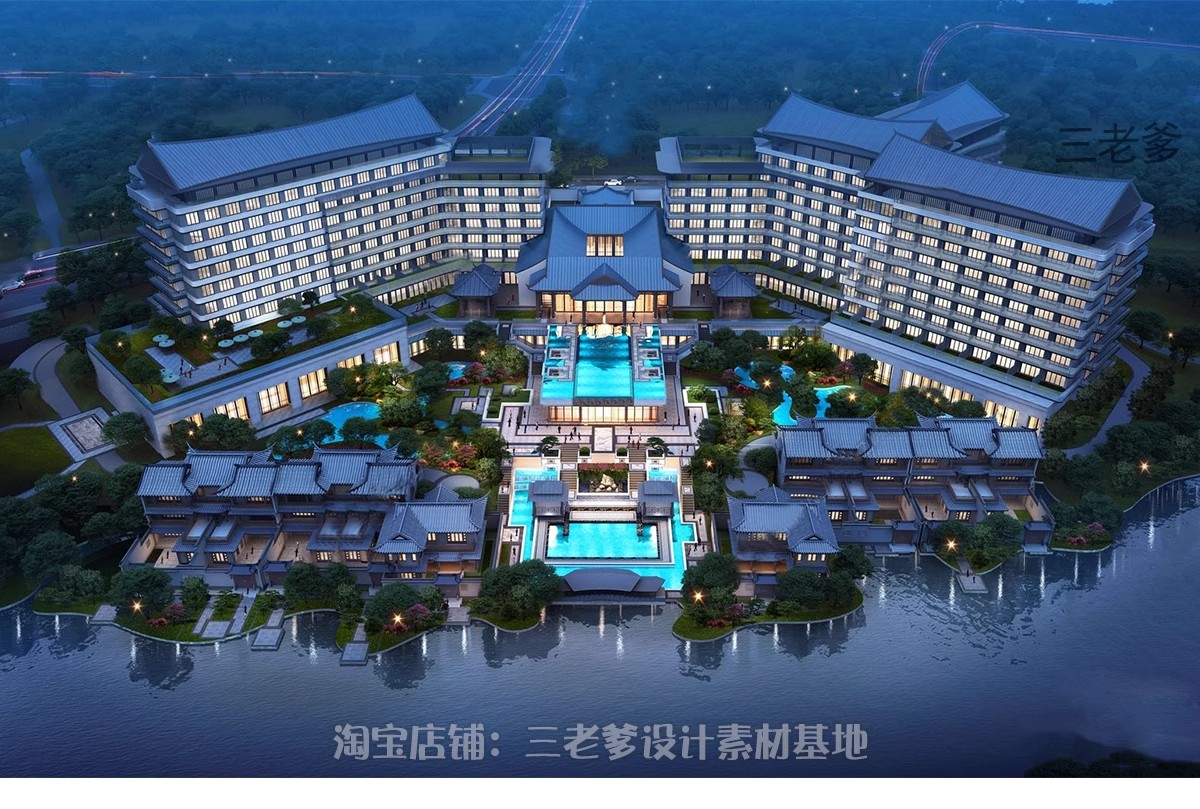 图片[16]-酒店旅馆建筑设计PPT文本SU建筑CAD配套优秀作品参考案例草图大师-大怪兽分享