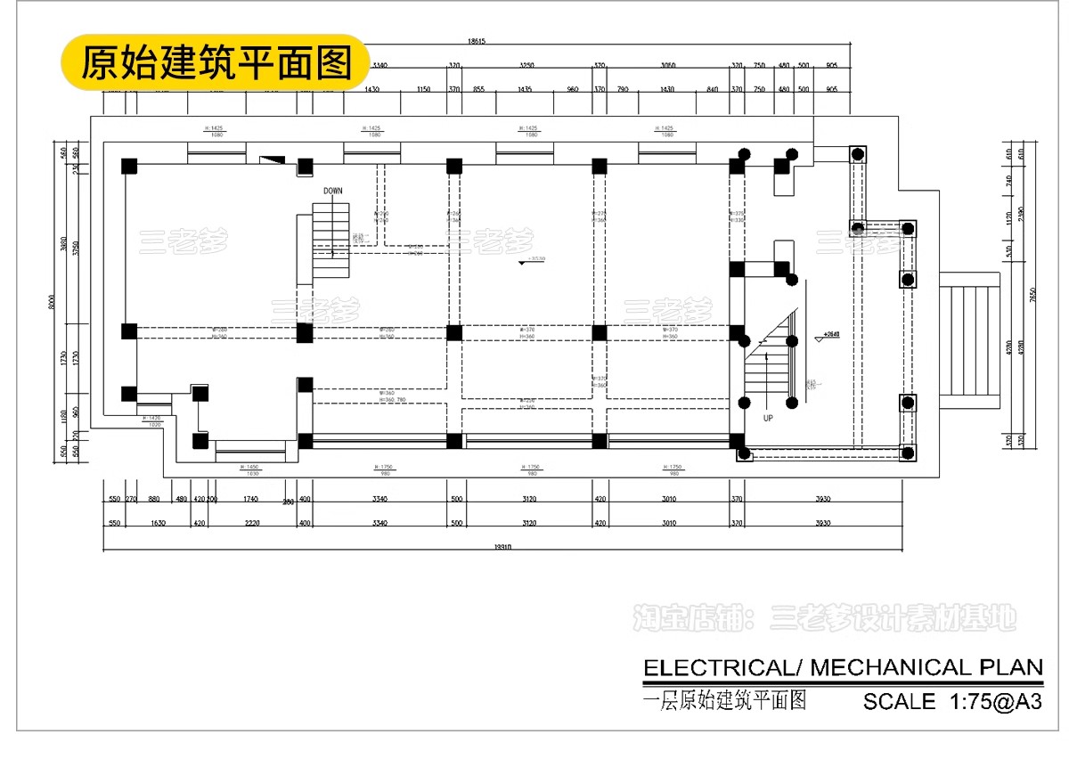 图片[15]-茶楼茶室CAD施工图 室内设计图库装修新中式茶馆店面商铺效果图-大怪兽分享