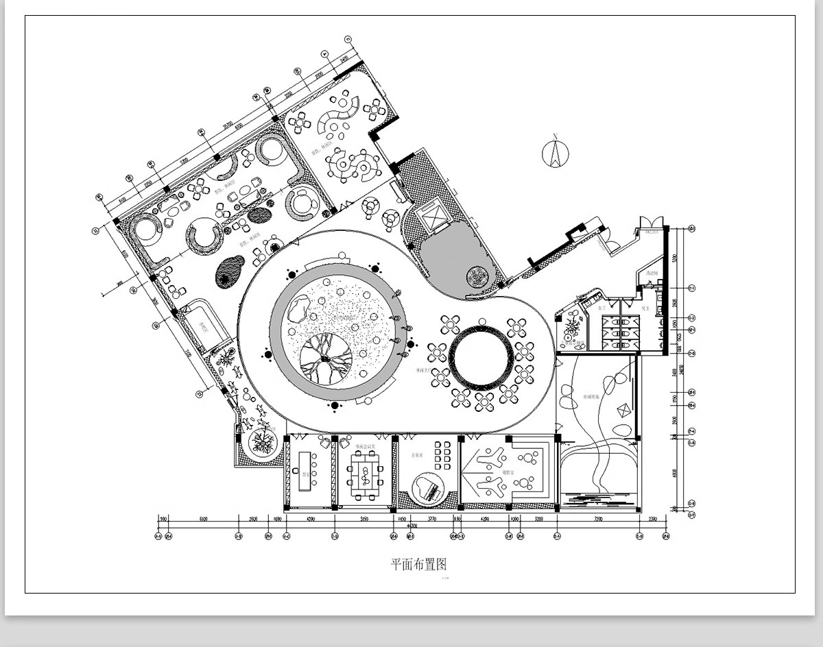 图片[16]-幼儿园CAD施工图 儿童乐园早教中心教室平面布局图室内设计效果图-大怪兽分享