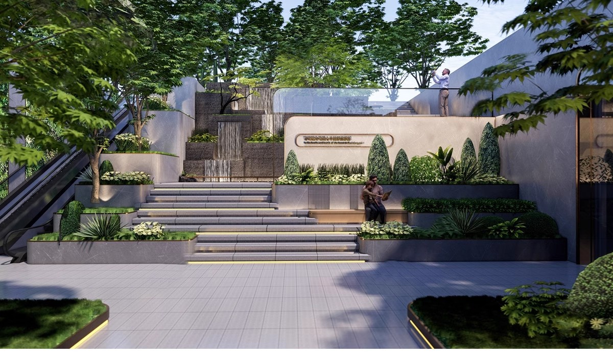 图片[16]-无障碍坡道楼梯景观阶梯公园台阶高差地形草图大师SU模型广场山地-大怪兽分享