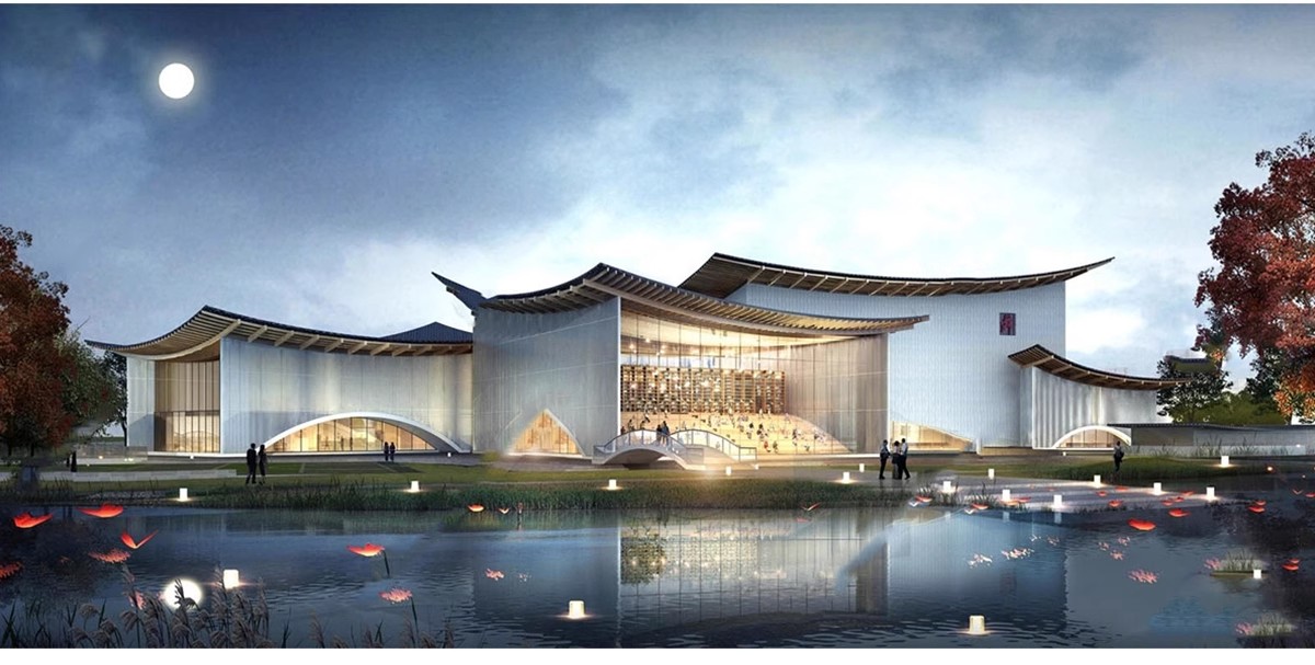 图片[16]-坡屋顶建筑SU模型公建文化展览馆服务中心新中式折线建筑草图大师-大怪兽分享