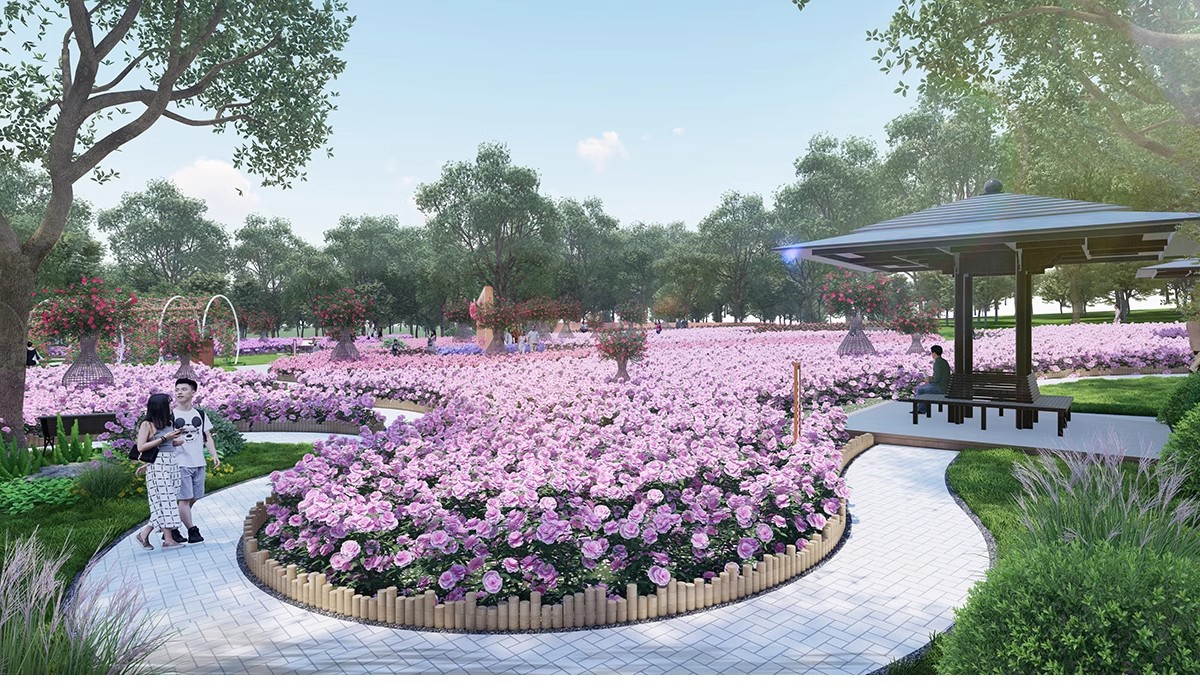 图片[16]-园林景观花镜花境植物配置地被花丛花草花卉草花组团搭配su模型库-大怪兽分享