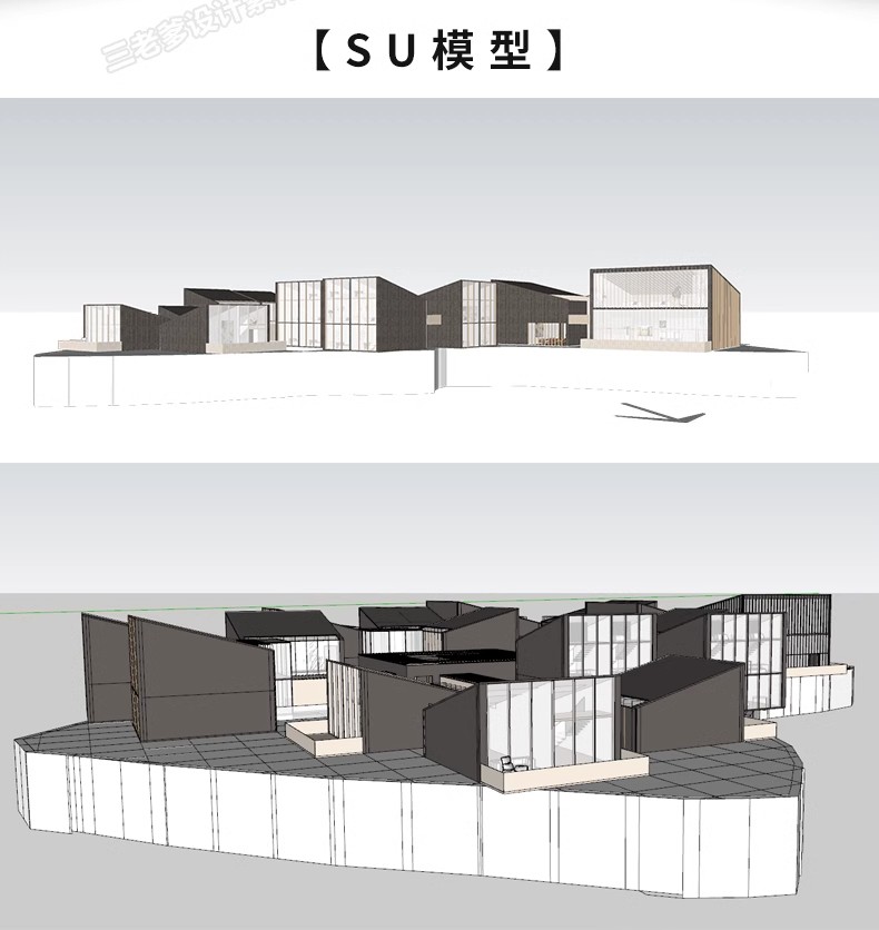 图片[14]-全套竞赛小清新建筑景观室内环艺民宿展馆设计ps展板模板PSD素材-大怪兽分享