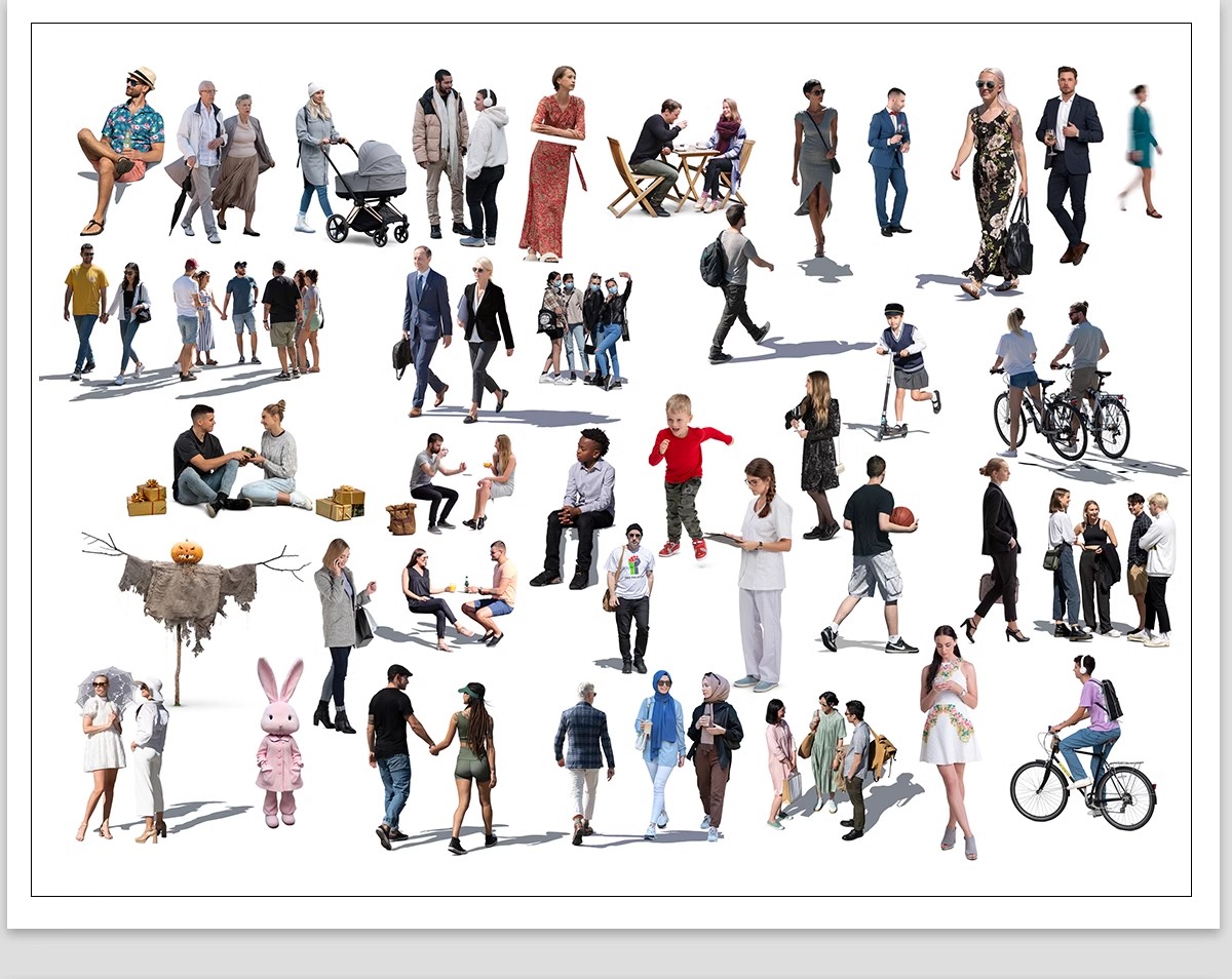 图片[16]-人物青年老人小孩子PS后期素材建筑效果图后期鸟瞰亚洲人PNG免抠-大怪兽分享