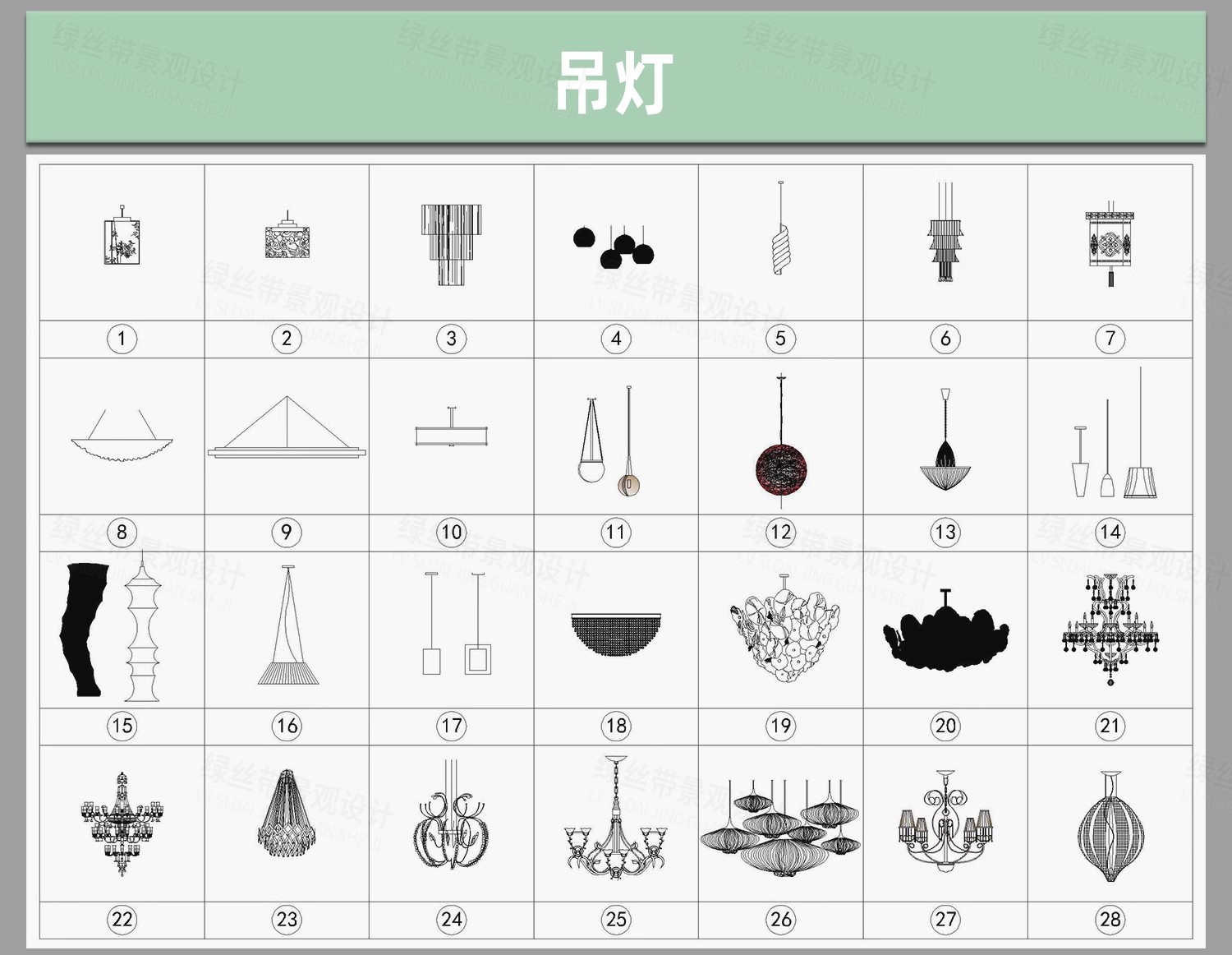 图片[15]-平面立面图块cad图库室内设计家装软装家具沙发椅子床具网红模块-大怪兽分享