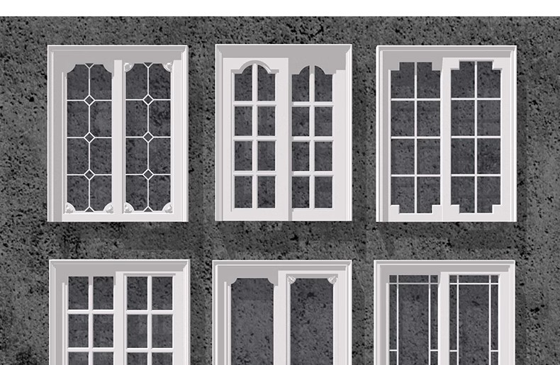 图片[28]-2600套，现代室内卧室单双开实木玻璃推拉门SU模型防盗移门谷仓门草图大师-大怪兽分享