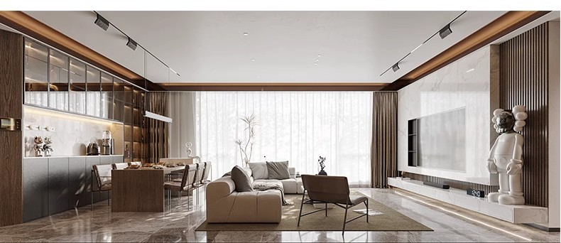 图片[16]-2025轻奢装修设计风格效果图片实景样板房现代软装简约CAD施工图-大怪兽分享