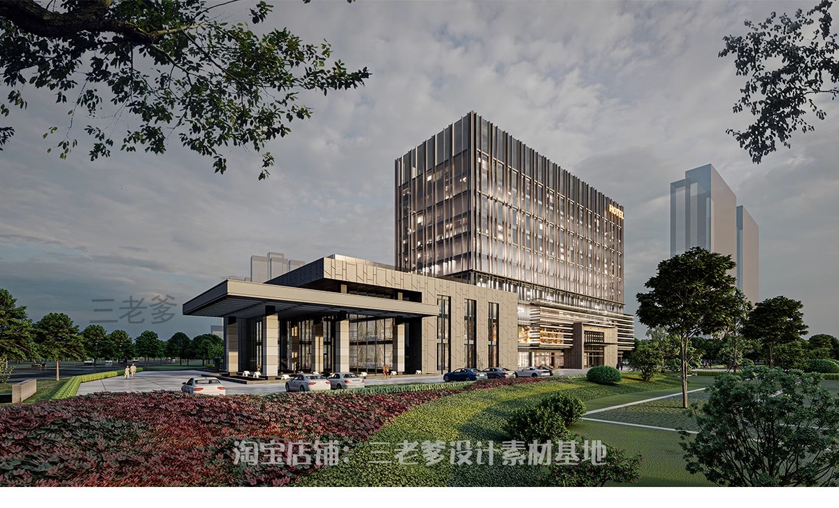 图片[17]-酒店旅馆建筑设计PPT文本SU建筑CAD配套优秀作品参考案例草图大师-大怪兽分享