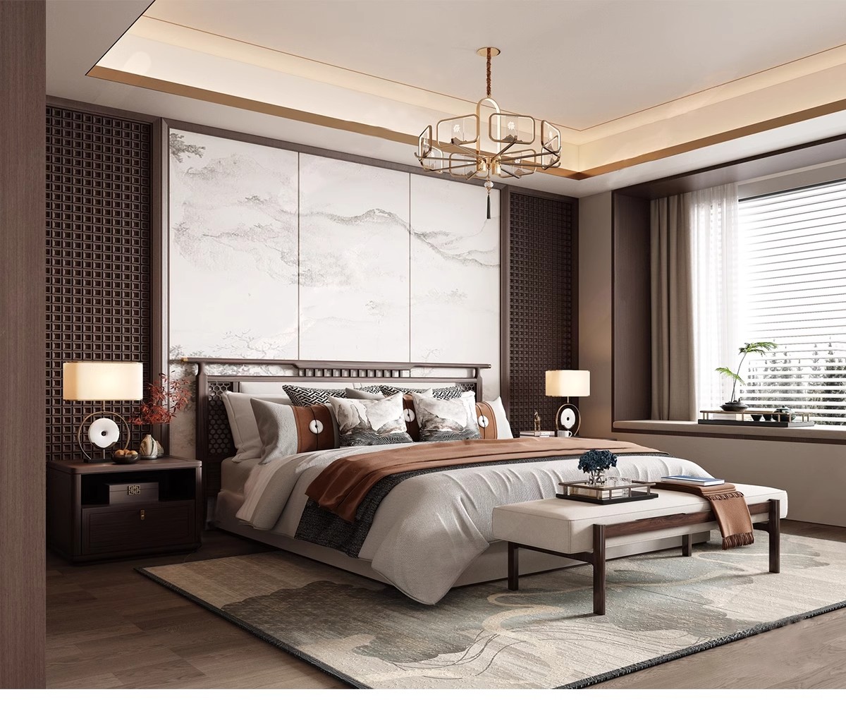 图片[17]-新中式风格SU模型室内家装客厅沙发家具餐桌椅卧室床草图大师素材-大怪兽分享