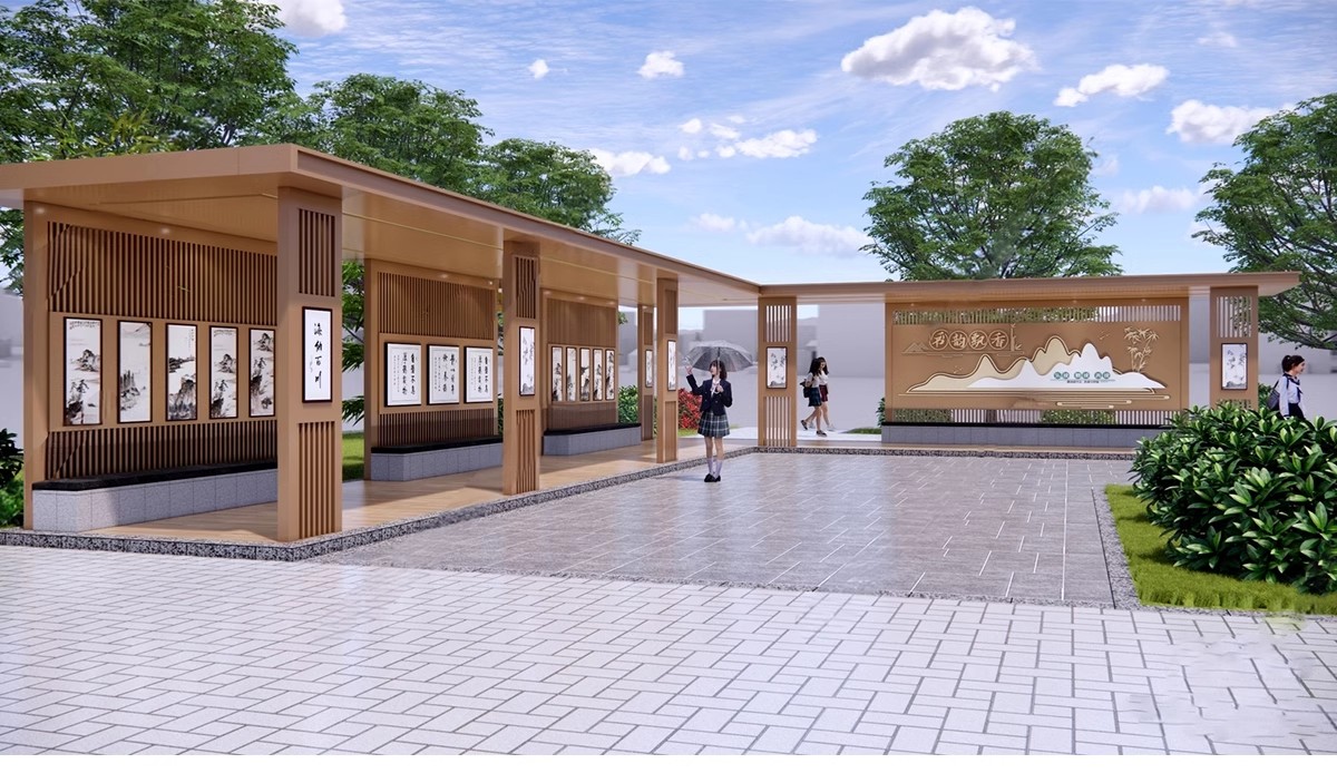 图片[17]-庭院防腐 木 花架休闲葡萄架长廊公园户外景观廊架su模型草图大师-大怪兽分享