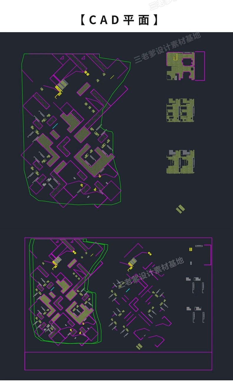 图片[15]-全套竞赛小清新建筑景观室内环艺民宿展馆设计ps展板模板PSD素材-大怪兽分享