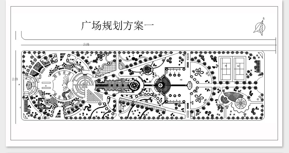图片[17]-700套，园林景观公园小游园滨水湿地广场全套cad施工图规划平面设计方案-大怪兽分享