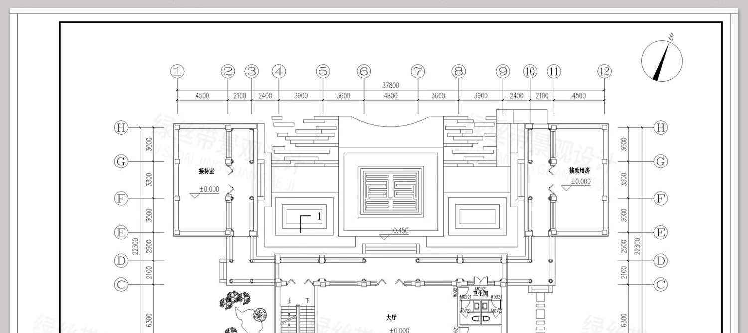 图片[16]-四合院三合院农村自建房新中式平面图仿古建筑设计图纸CAD施工图-大怪兽分享