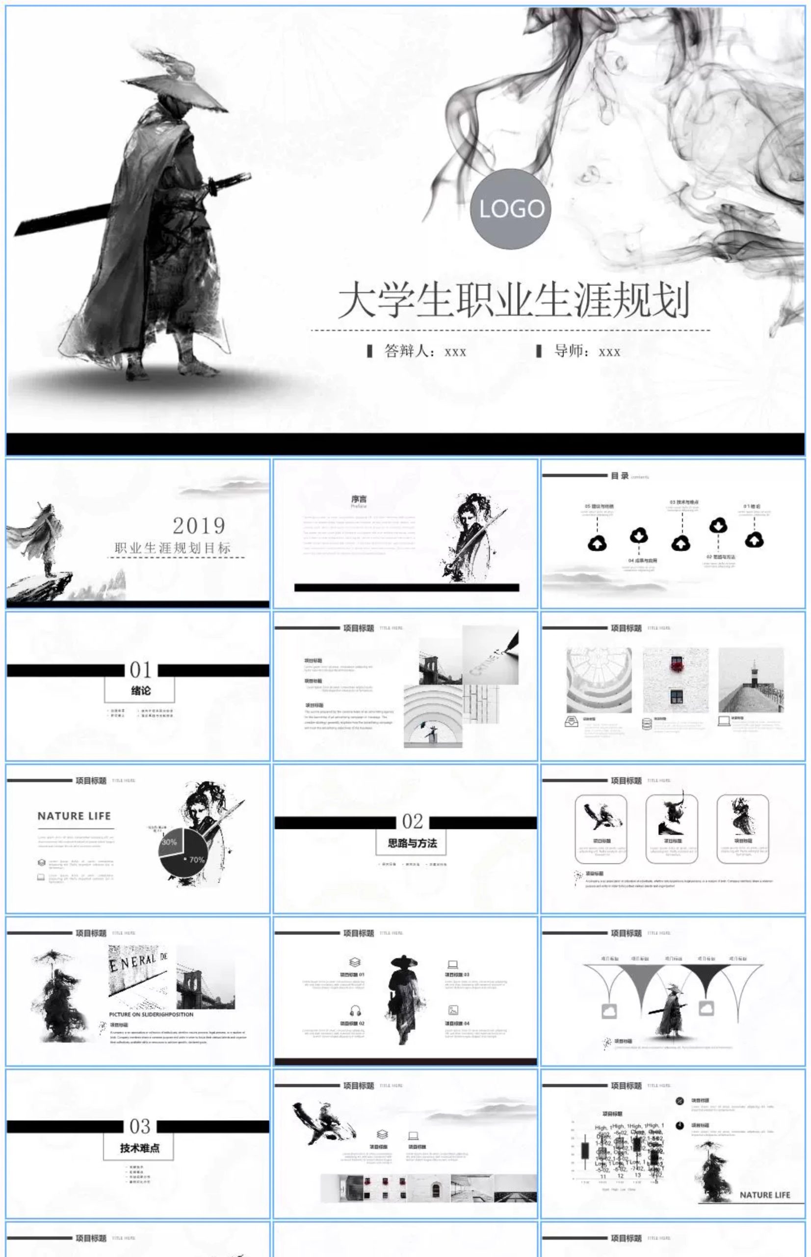 图片[16]-大学生职业生涯发展与规划ppt模板示大赛教材成品word答辩规划书-大怪兽分享