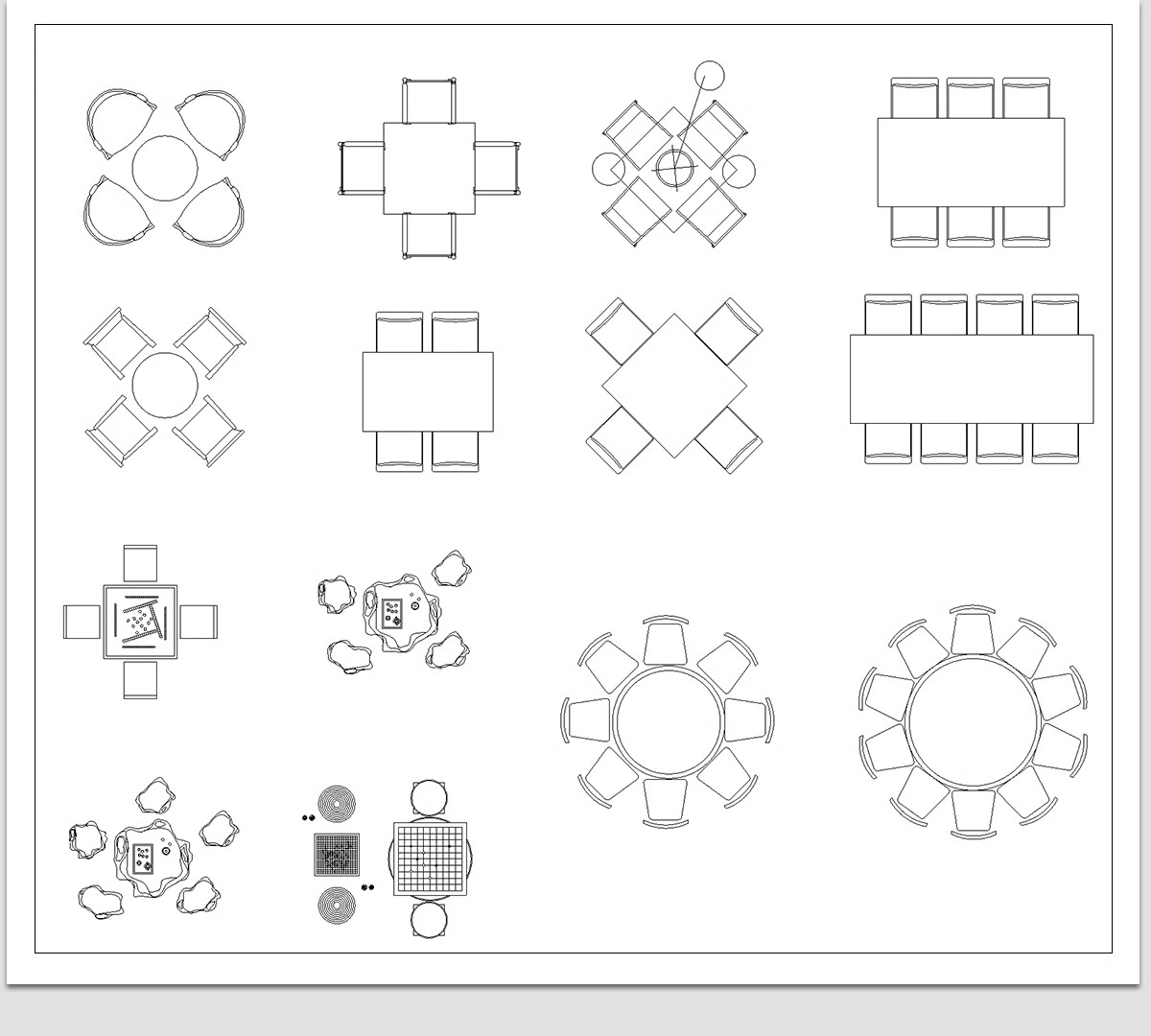 图片[18]-cad动态块图块cad图库 CAD字体填充家装家具工装节点室内设计素材-大怪兽分享