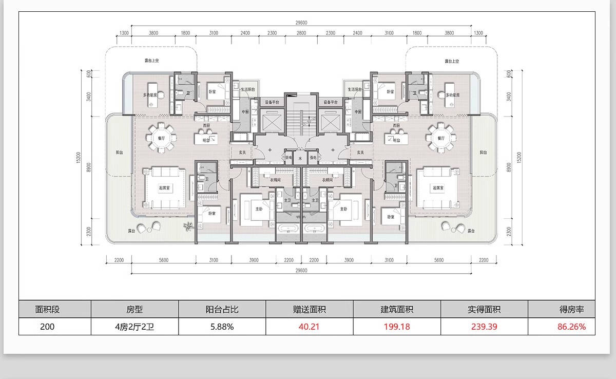 图片[15]-50套，住宅建筑户型图CAD平面图施工图 一梯两户三四户小高层新规大平层-大怪兽分享