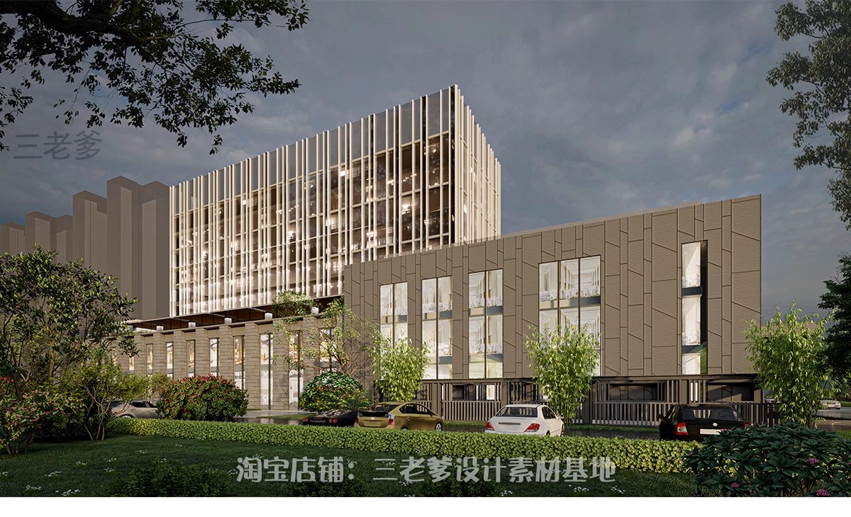 图片[18]-酒店旅馆建筑设计PPT文本SU建筑CAD配套优秀作品参考案例草图大师-大怪兽分享