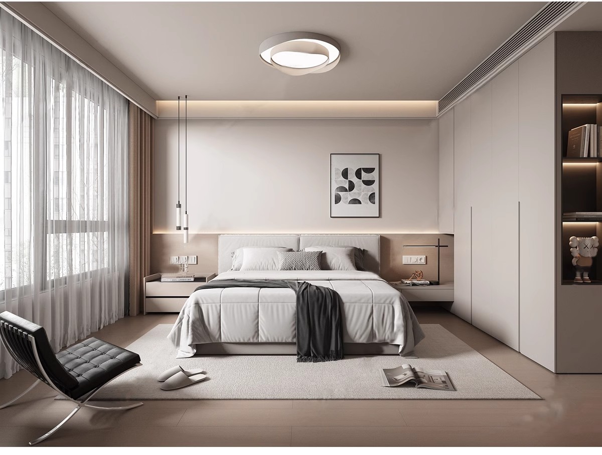 图片[18]-现代简约轻奢风格草图大师模型室内设计家装家具客厅卧室SU素材库-大怪兽分享