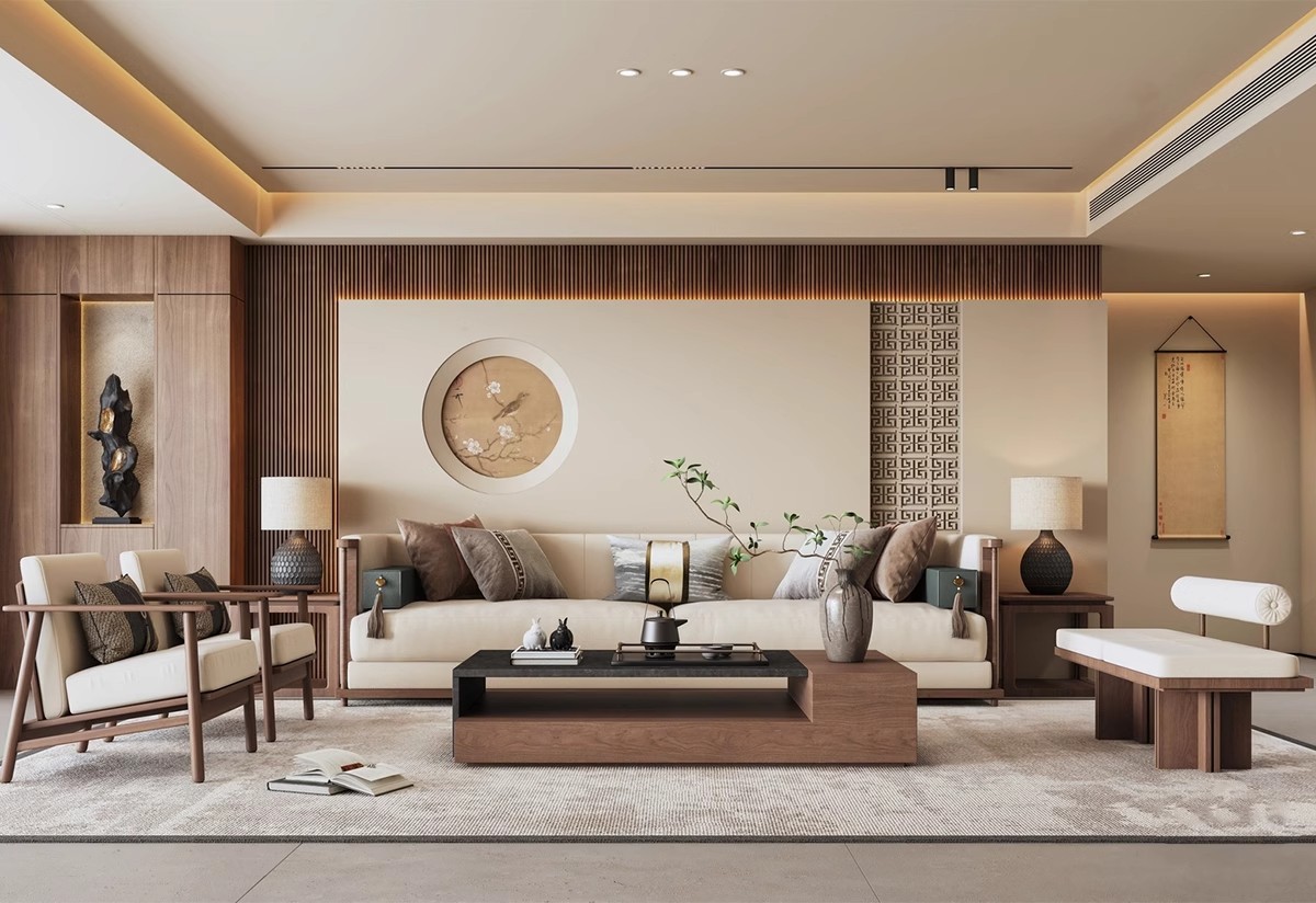 图片[18]-新中式风格SU模型室内家装客厅沙发家具餐桌椅卧室床草图大师素材-大怪兽分享