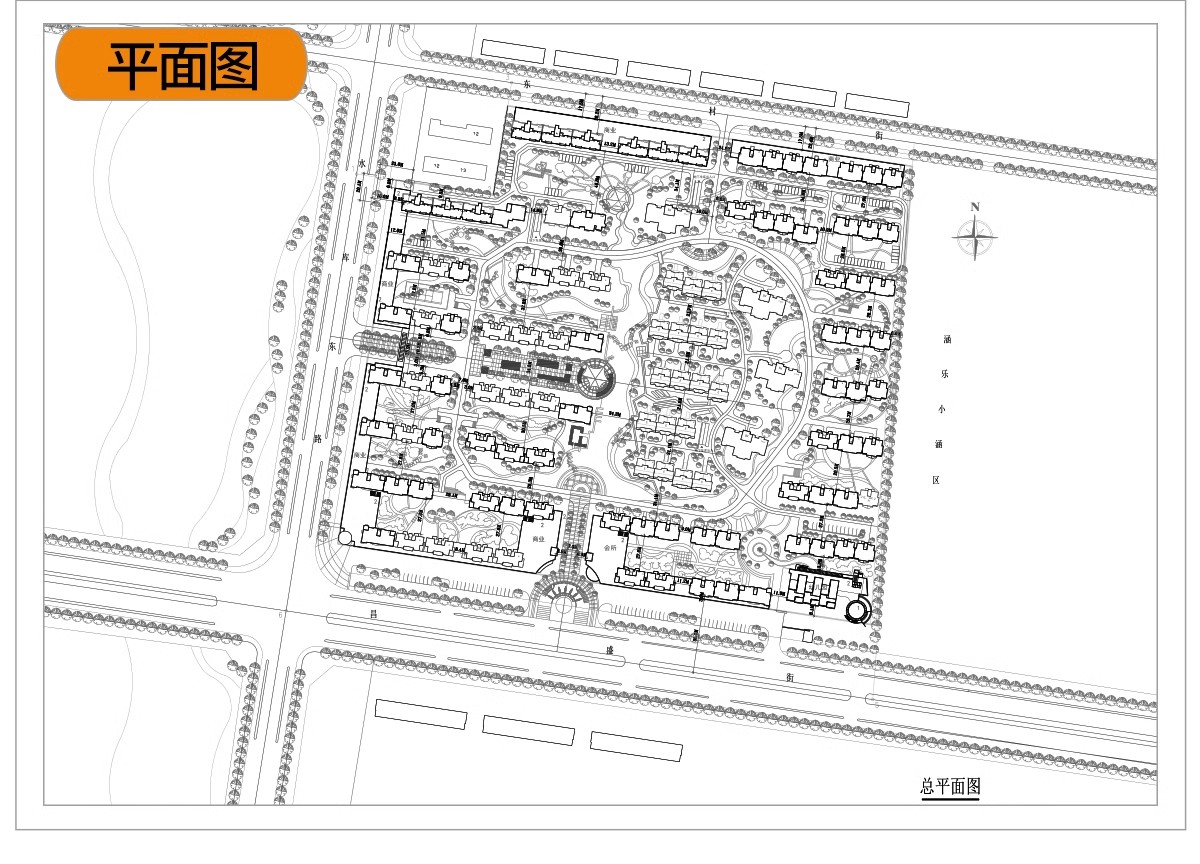 图片[18]-5000套，居住区住宅小区规划CAD总平面图方案 高层景观建筑su模型设计施工-大怪兽分享