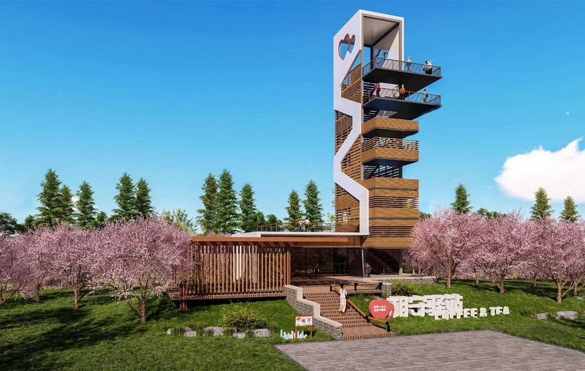 图片[18]-民宿度假村旅游景区公园观鸟瞭望台眺望塔观景平台草图大师SU模型-大怪兽分享