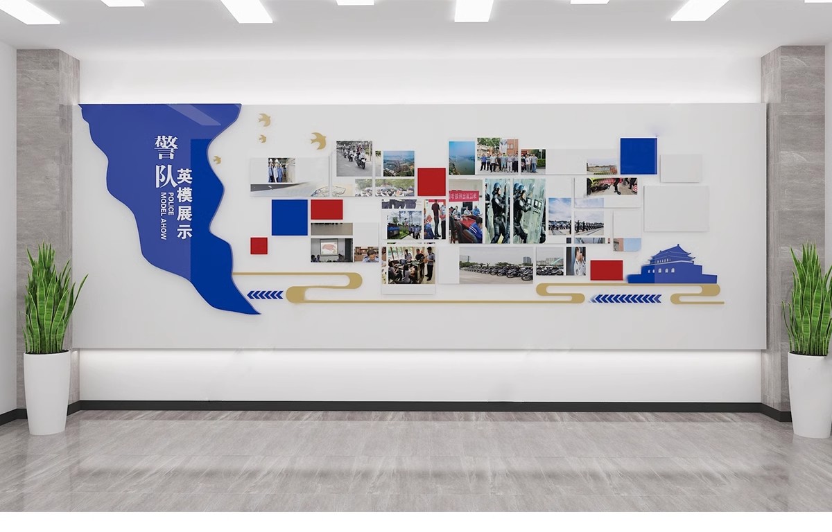 图片[18]-企业校园文化墙展示墙形象墙景墙文化背景墙宣传栏SU模型草图大师-大怪兽分享