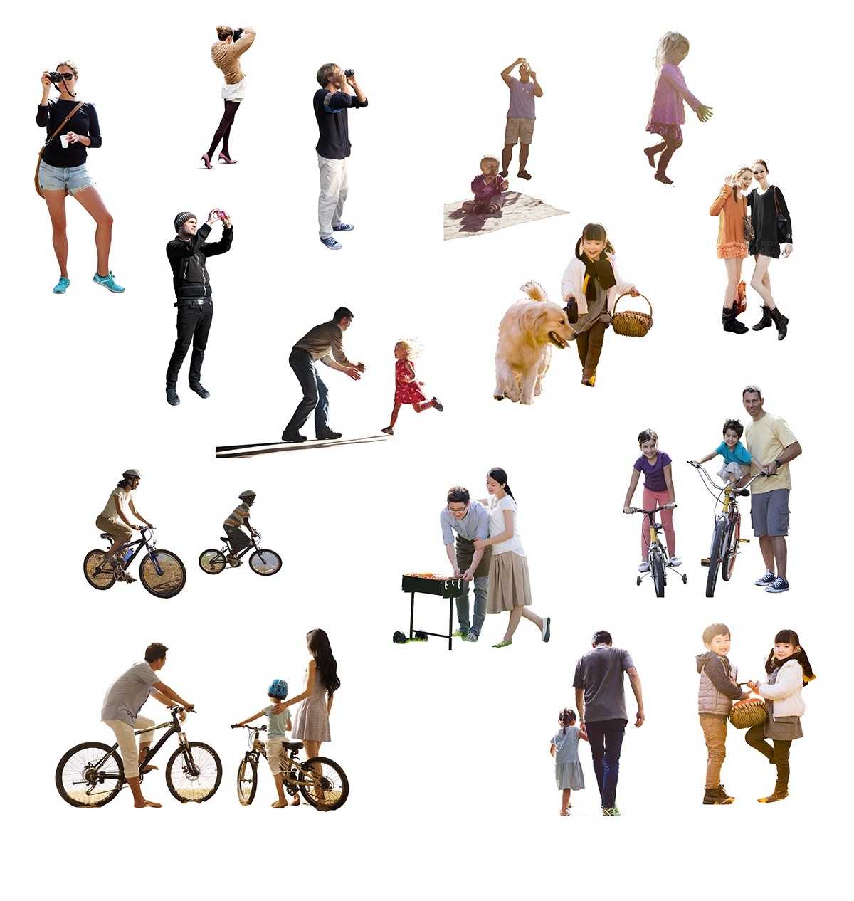 图片[18]-人物青年老人小孩子PS后期素材建筑效果图后期鸟瞰亚洲人PNG免抠-大怪兽分享