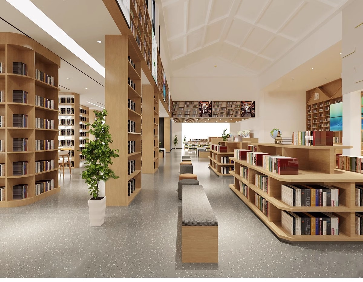 图片[18]-书吧SU模型 工业风书咖图书馆室内设计sketchup书店CAD施工图素材-大怪兽分享