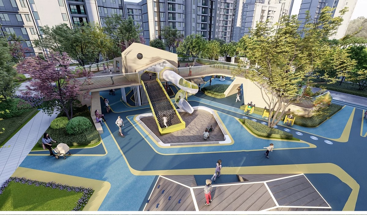 图片[18]-儿童乐园SU模型 游乐场活动区户外拓展训练设施CAD施工图草图大师-大怪兽分享