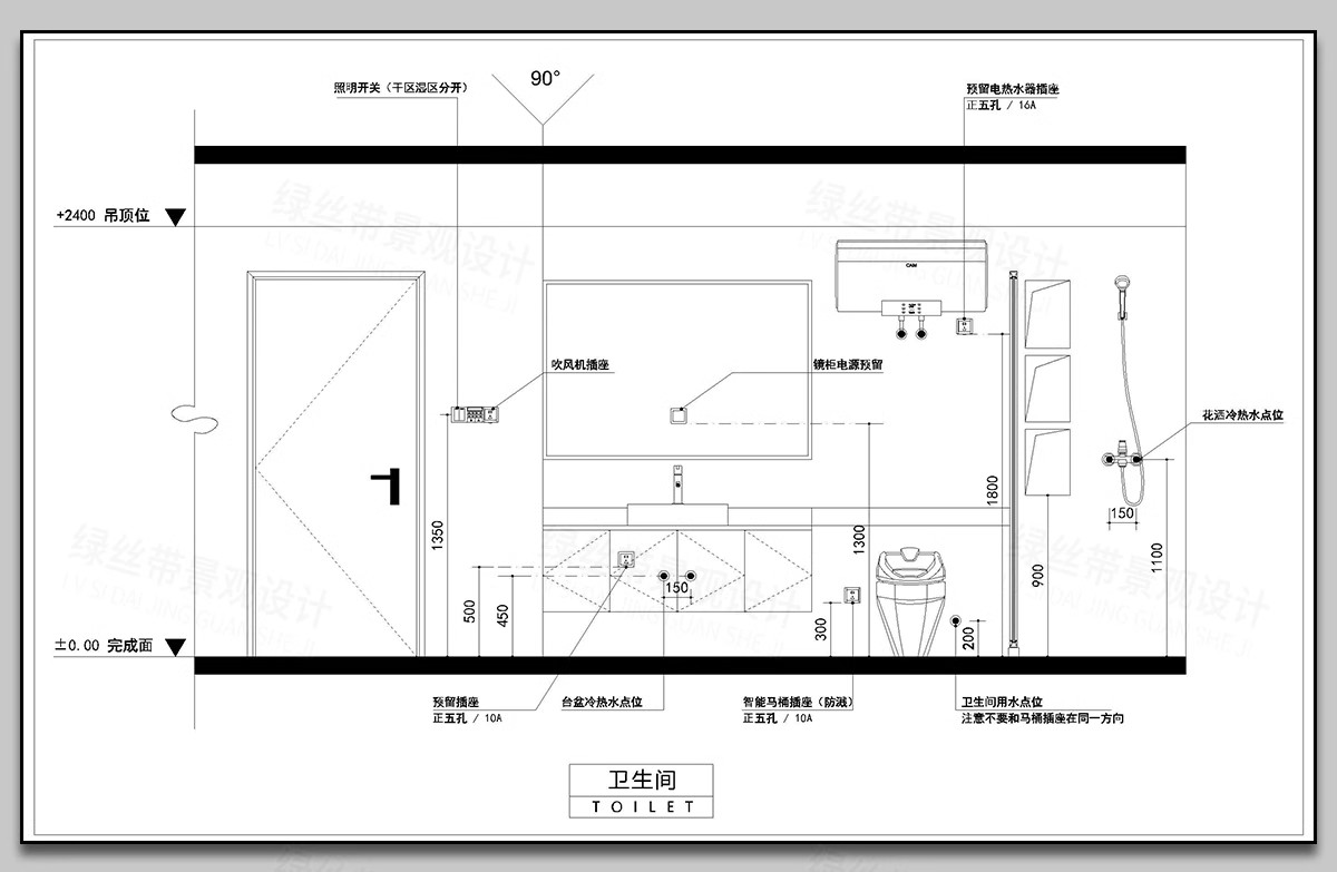 图片[17]-2025家装全屋立面水电方案设计布局图空间插座点位布置CAD施工图-大怪兽分享