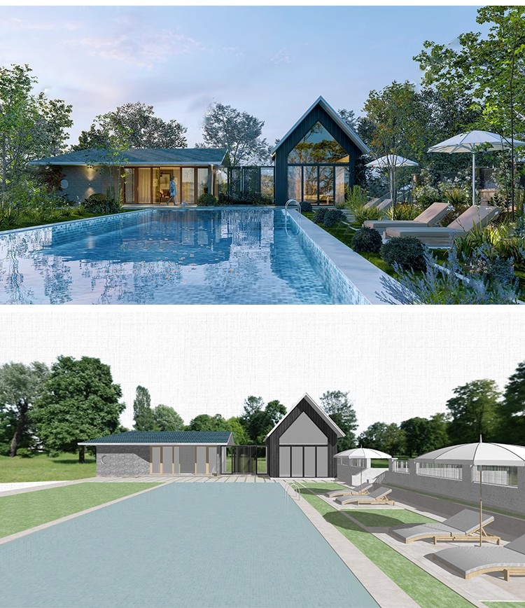 图片[27]-草图大师民宿度假村酒店中式现代别墅客栈旅游创意外观建筑SU模型-大怪兽分享