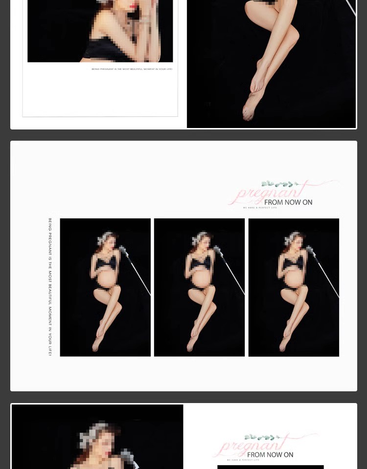 图片[17]-时尚孕妇准妈妈写真相册影楼排版孕妈照片摄影PSD模板设计素材-大怪兽分享